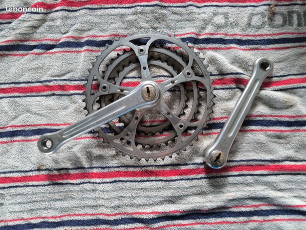 Pédalier Spidel 106 Triple Pour Vélo Ancien