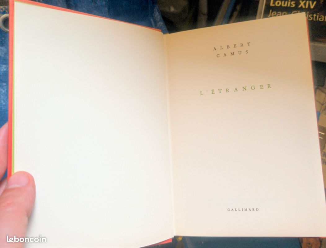 L'étranger de Camus édition numérotée Gallimard 1957 (image 2)