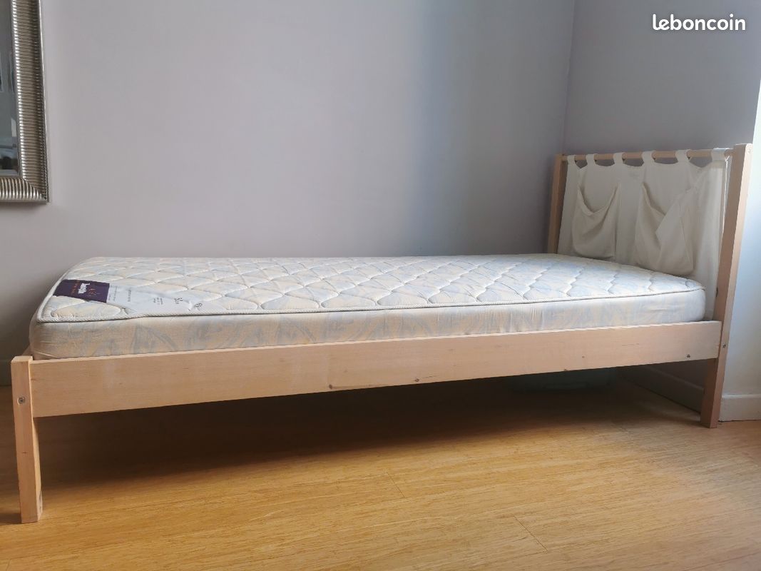 Lit sommier+matelas (image 1)