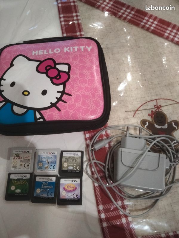 Chargeur de 2DS avec 6 cassettes avec pochette (image 3)