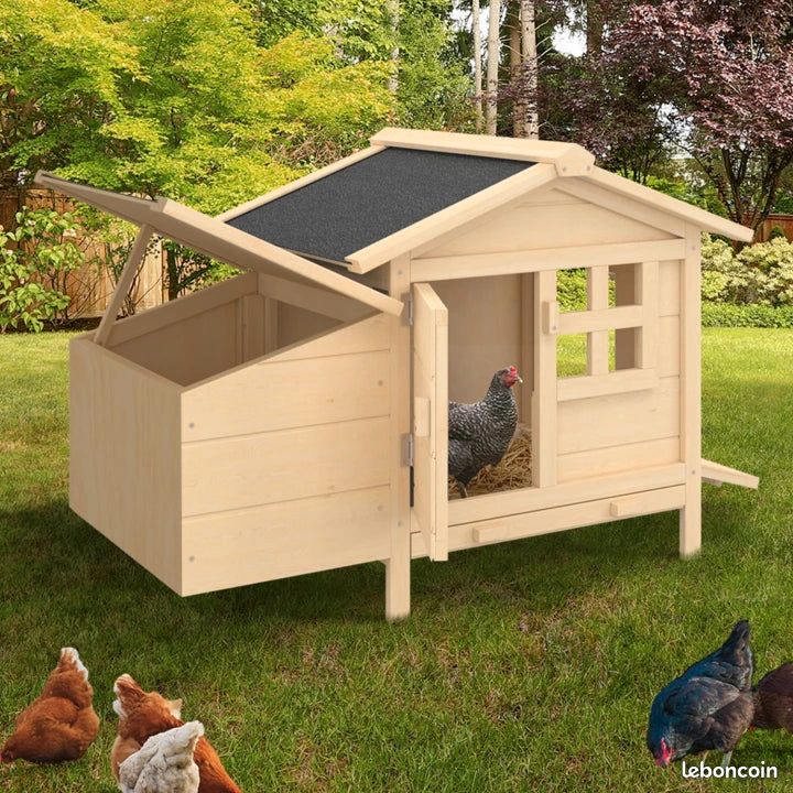 Poulailler sur Pilotis en Bois avec Pondoir – Abri pour Poules (image 5)