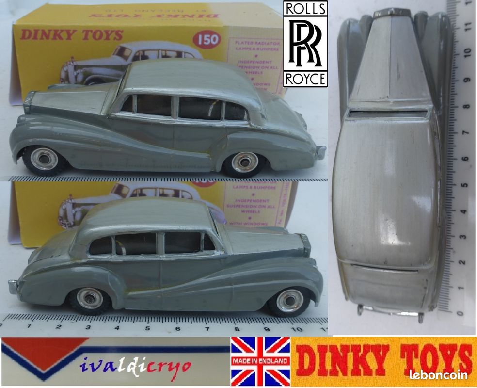Dinky Toys France – Rolls Royce Silver Wraith – Boîte D’origine – échelle 1/43 – Ancien