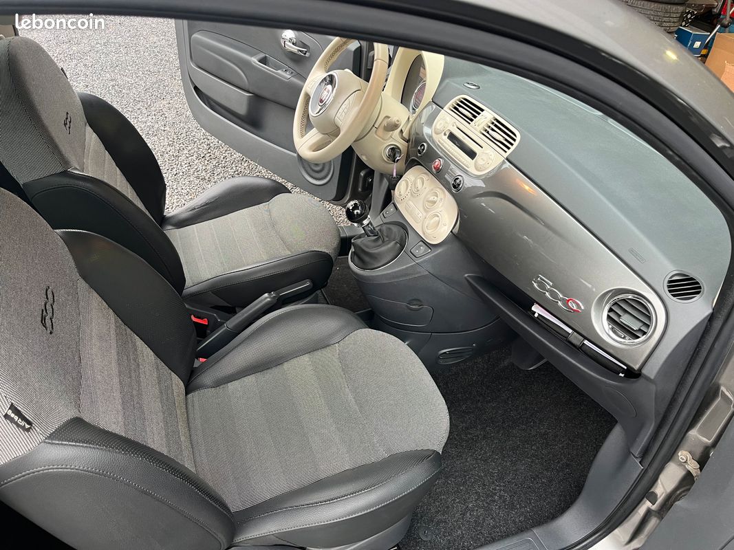FIAT 500 1L2 69ch cabriolet / 2013 / 90000 km (image 4)