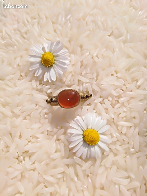 Bague artisanale pierre precieuse (image 1)