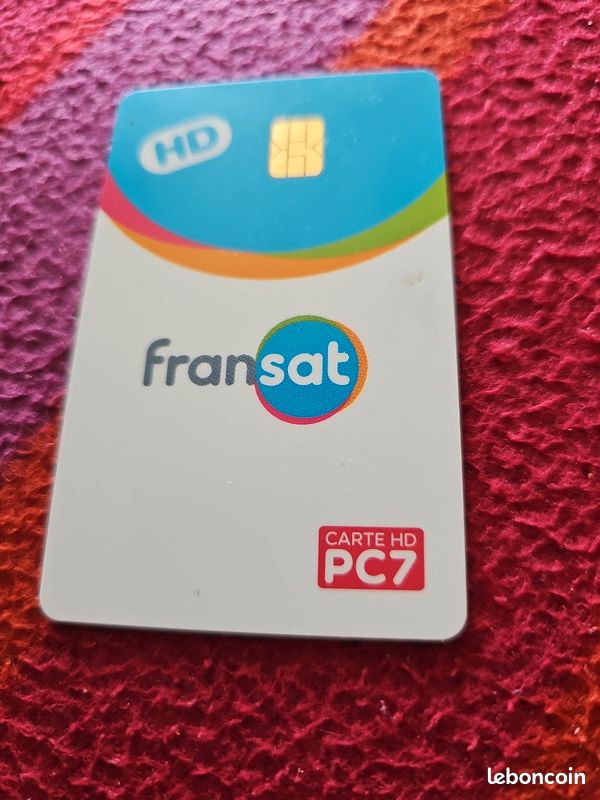Carte Fransat TV Nouvelle Génération PC7 – Sous Blister – Garantie 4 Ans