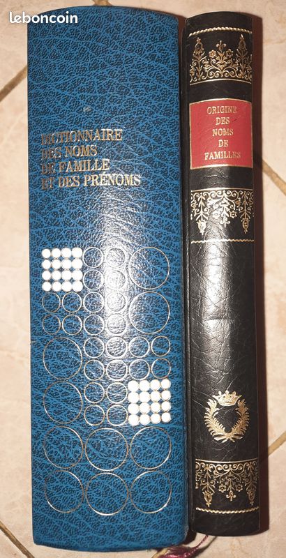 Dictionnaire des noms et origine des noms de famille (image 1)