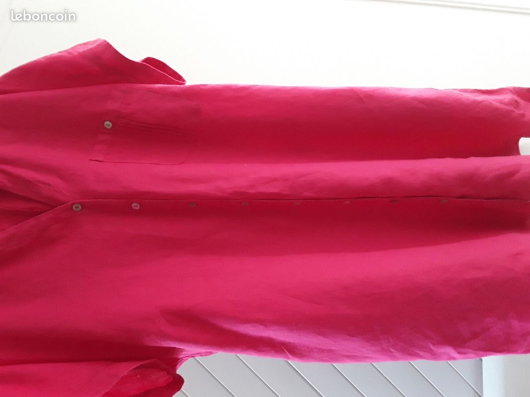 Jupe Longue Julie Guerlande En Lyocell 100% - Taille 38, Rose, Style Midi/maxi