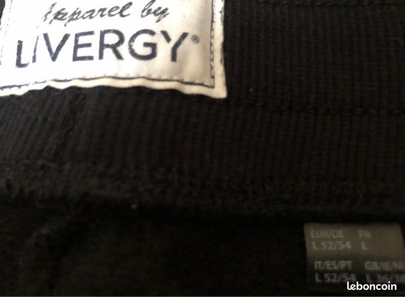 Pantalon jogging noir taille 50-52 (image 4)