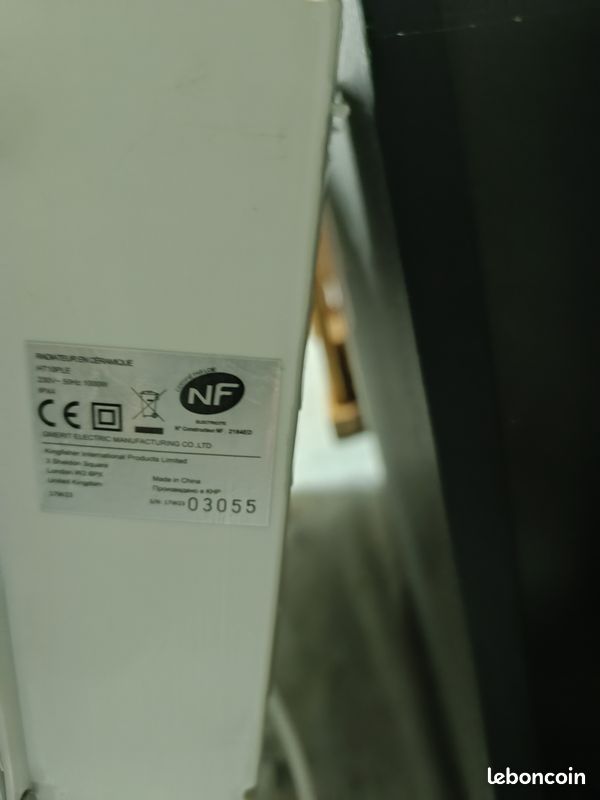 Radiateur électrique céramique 1000w (image 2)