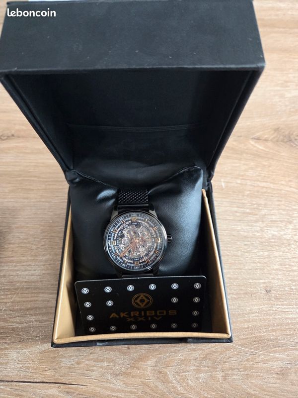 Montre Bracelet Akribos XXIV AK797RD Professionnelle 200M - Occasion, Livraison Incluse