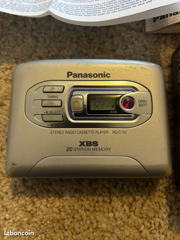 Courroie de remplacement pour Walkman Panasonic RQ-NX60V
