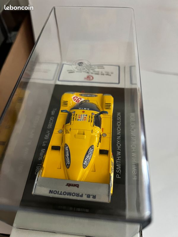 Miniature Tiga GC 287 N°121 - 3e Des 24h Du Mans 1987 - Échelle 1/43 - GCAM - Édition Limitée
