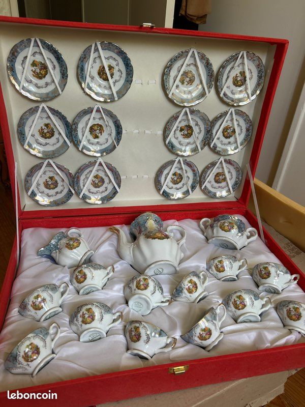 Service à café porcelaine ancienne (image 1)