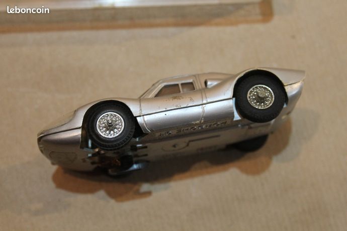JOUEF SLOT CAR VOITURE CIRCUIT PORSCHE GT GRISE 1/43