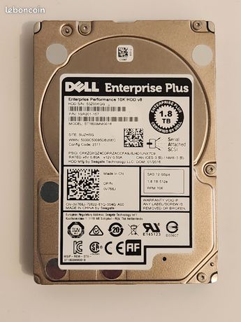 Dell ST1200MM0099 1.2TB SAS 10k 2.5 12G G2G54