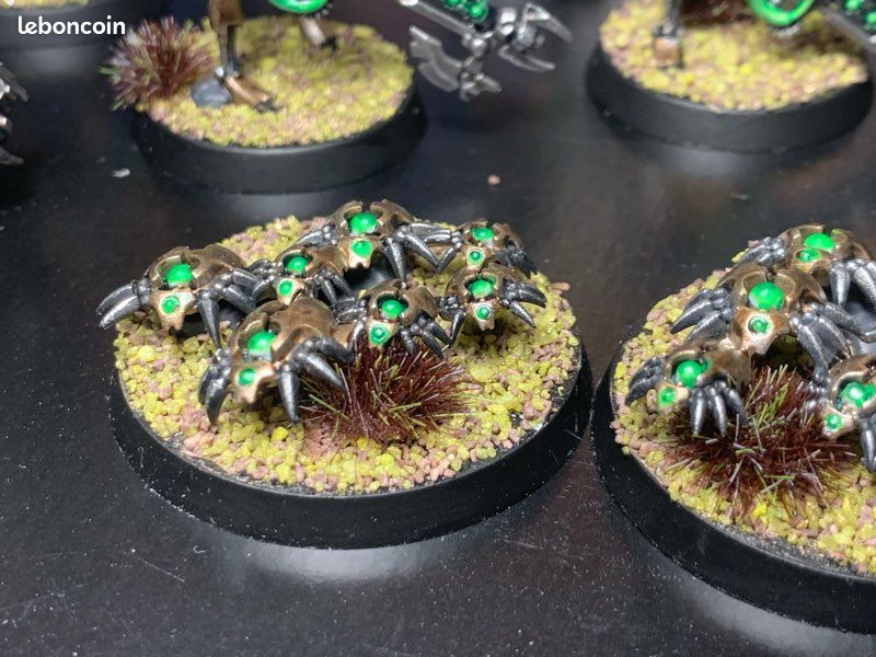 Guerriers + nuées de scarabées peints - NECRON - Warhammer (image 3)