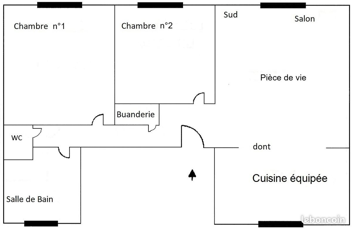 Appartement 3 pièces 52 m² · à Le Puy-en-Velay · 52 m² · 73 000 €