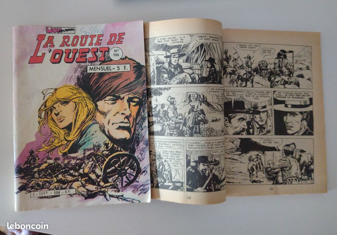 Lot BD "La Route de l'Ouest" (image 3)