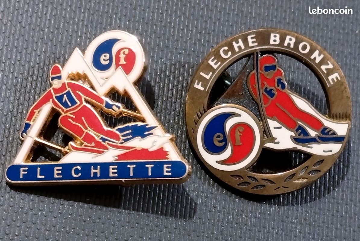 Pin's / Badge Ecole Du Ski Français (ESF) - Ancelle - Vintage