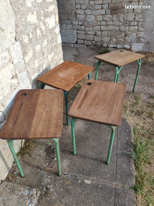 Bureau écoliers bois (image 1)