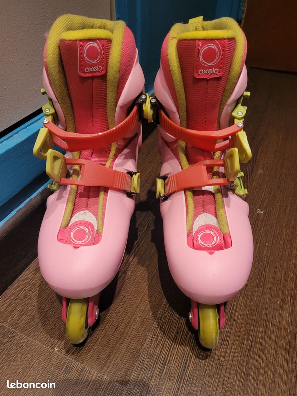 Patins à roulettes évolutif - T 34 à 36 et protections (image 1)