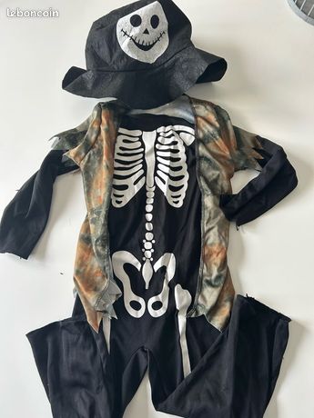 Déguisement Squelette Faucheur - Enfant - Halloween