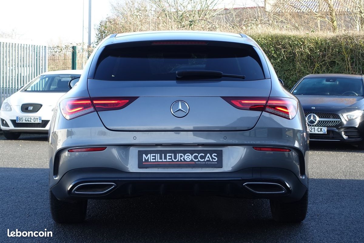 CLA 180d Shooting Brake 7G-Dct Amg-Line Cuir sport chauffant/Gps Europe/Caméra/Carplay/Pack ambiance/Régulateur/1*Main/Garantie 12 mois (image 4)