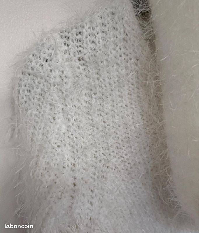Pull en poil doux+snood amovible assorti T.XS (image 12)