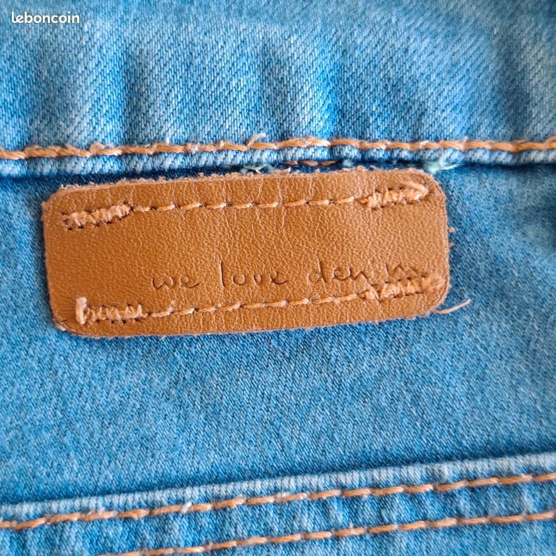 Jean skinny bleu ciel Zara taille 11-12 ans (image 7)