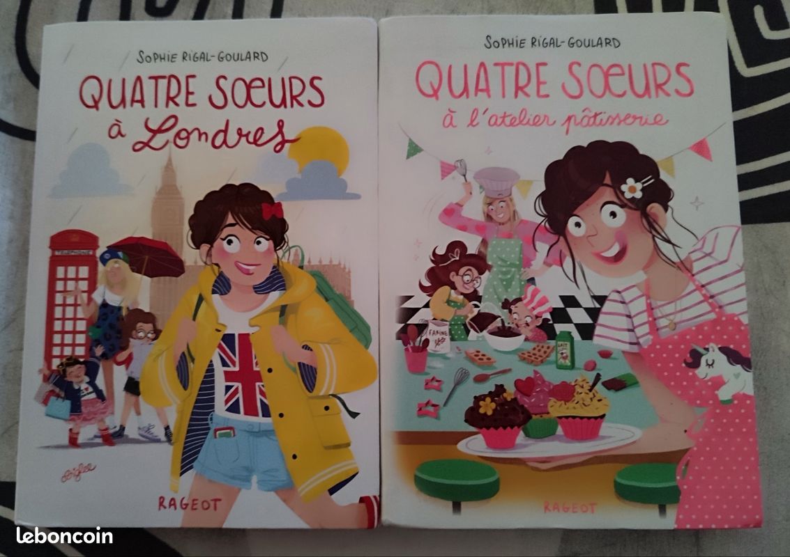 2 Livres Quatre Soeurs de Sophie Rigal Goulard (image 1)