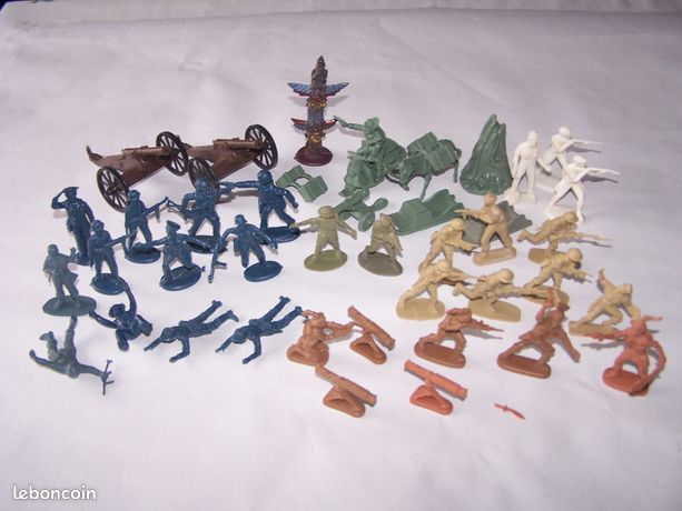 Petits soldats Atlantic en plastique à peindre