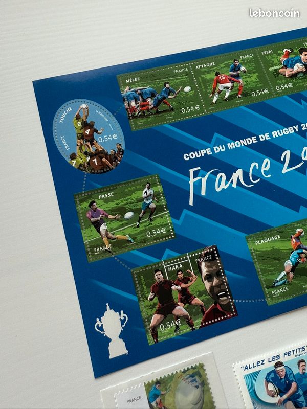 France 2007 Yv. 110 Bloc Feuillet 100% Neuf ** Coupe du Monde, Rugby France 2007 Yv. 110 Bloc Feuillet 100% Neuf ** Coupe du Monde, Rugby