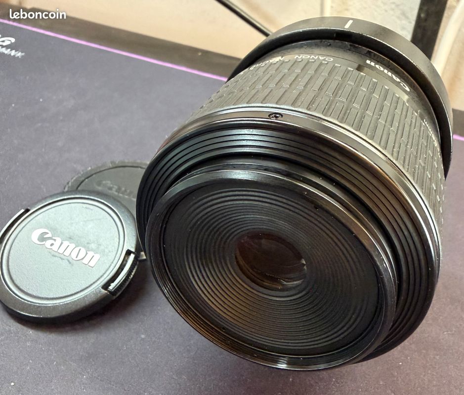 Canon MP-E 65mm f/2.8 1-5x Macro Photo – Monture EF + collier (image 1)