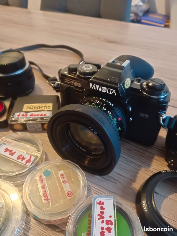MINOLTA argentique X-700 + 3 objectifs + moteur + accessoires en très bon état - Photo, audio & vidéo
