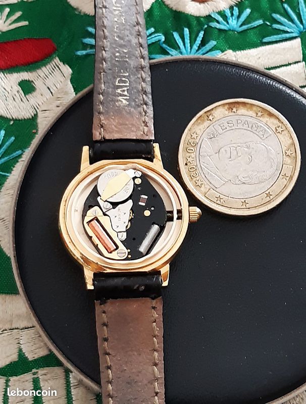 Montre Dame Guy CLARAC Paris - Modèle Marquise, Plaqué Or, édition Limitée 2010 (Occasion)