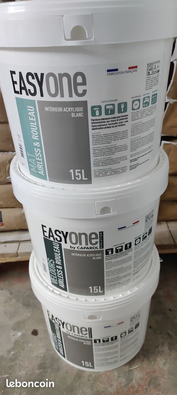 Peinture CAPAROL EASYONE EVOLUTION MAT ET VELOURS 15 litres blanc (image 3)