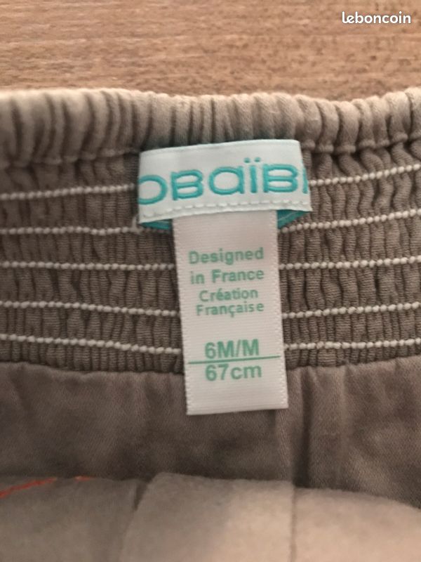 Salopette/short enfant fille " Obaîbi " (image 3)