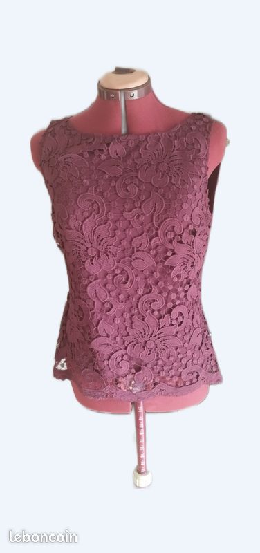 Top en Guipure À Motifs Floraux (image 1)