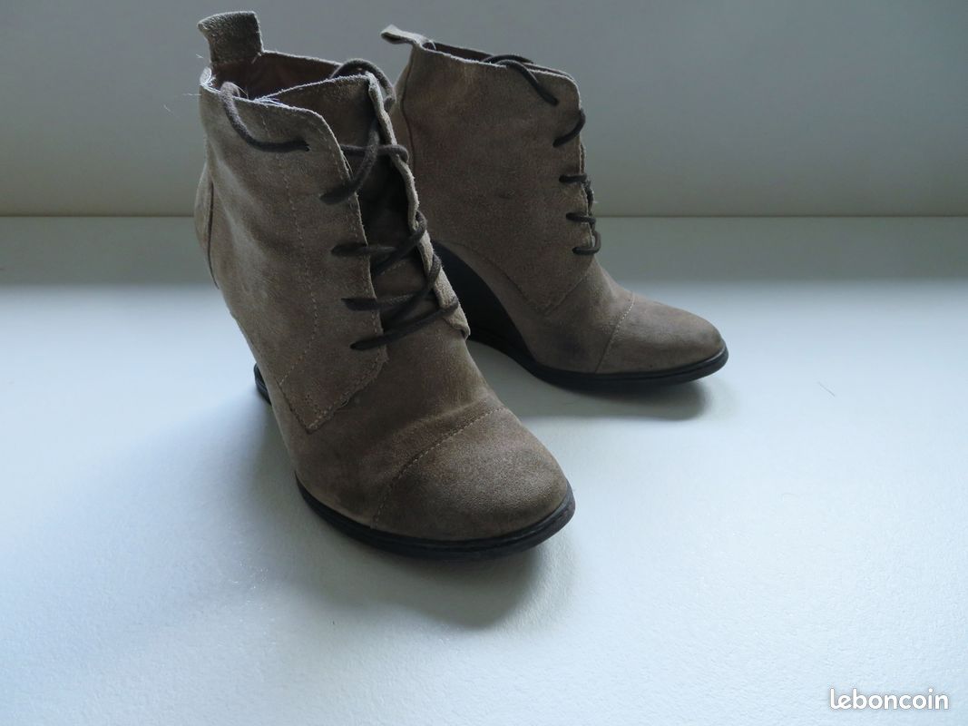 Boots et bottines ALTIGE ALPE Gris, Kaki Femme | Bessec Chaussures