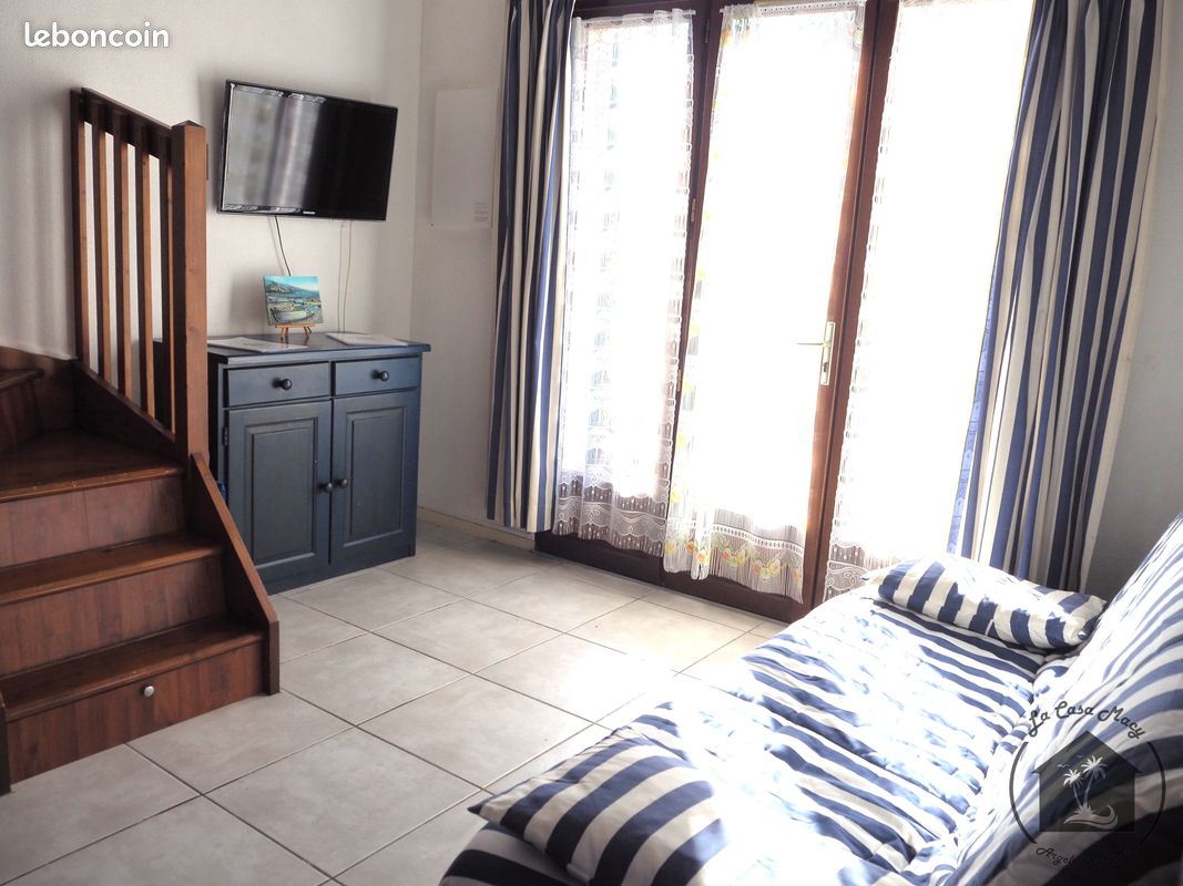 Maison pour 5pers, 2 chambres et mezzanine, climatisée, piscine, plage à 800m (image 5)
