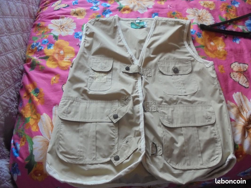 Gilet sans manche style saharienne (image 1)