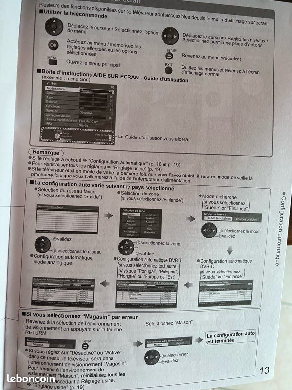 TV plasma Panasonic TX-P50C10Y (image 17)