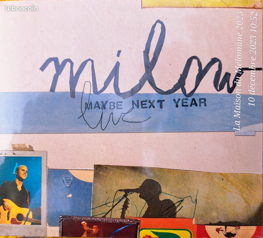 259 B Coffret cd + DVD Collection NEUF Milow May be next year (image 1)