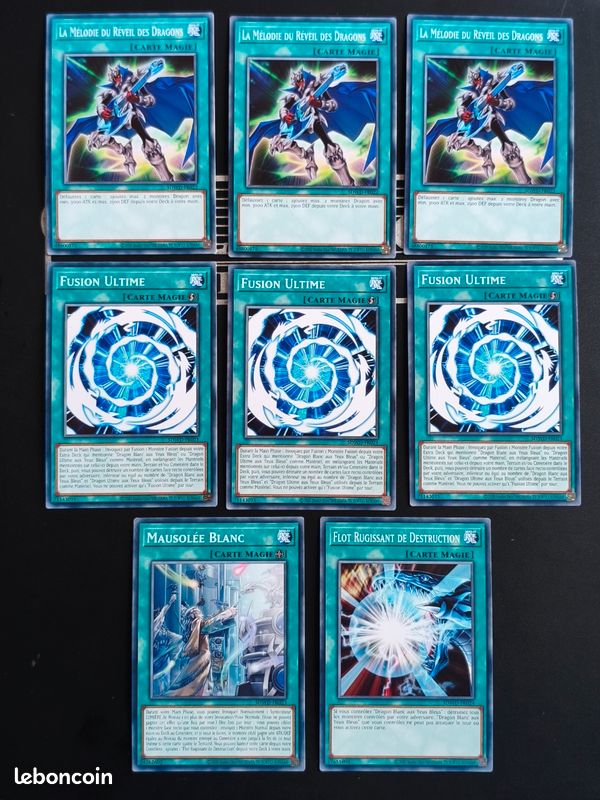 yugioh deck dragon blanc Yu-Gi-Oh! Jeu de Cartes à Collectionner Yu-Gi-Oh 