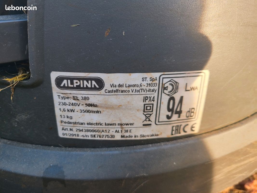 Tondeuse électrique ALPINA (image 10)