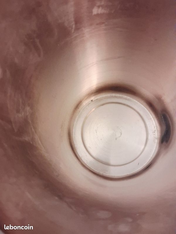 Seau à Champagne en acier argenté (poinçon) - Arts de la table