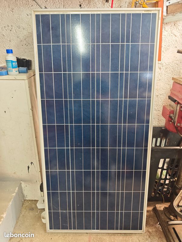 Panneau solaire 12v 130w + régulateur de charge pour camping car van fourgon autre (image 1)