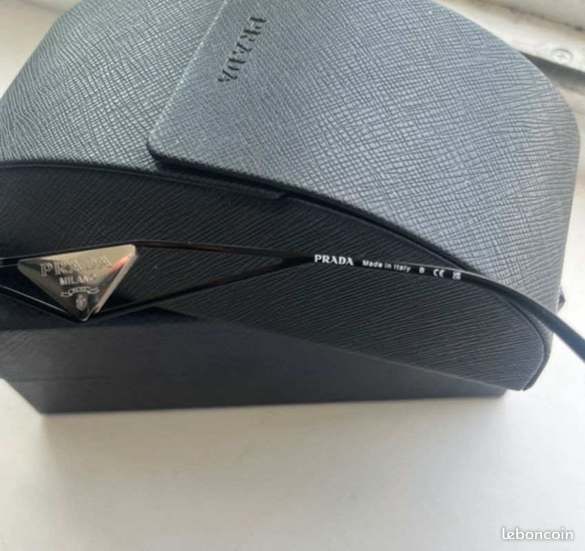 Lunettes Prada Noires Metaliques 14YS (image 6)