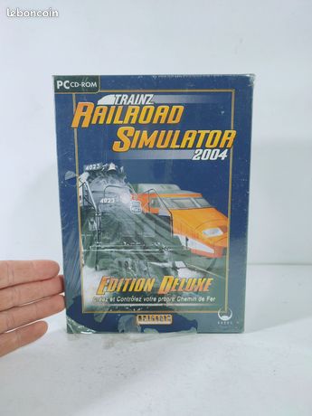 Trainz Railroad Simulator 2004 Deluxe - Jeu PC - Français - Avec Notice - État Correct