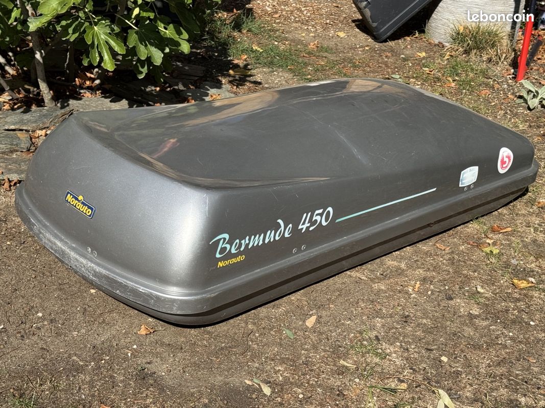 Coffre de toit Norauto Bermude 450 Gris (image 1)